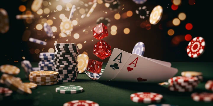 Exciting online gaming background